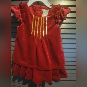 Tahari Velvet Christmas Dress 2T
